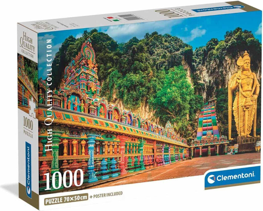 Puslespill - 1000 brikker - Batu Caves