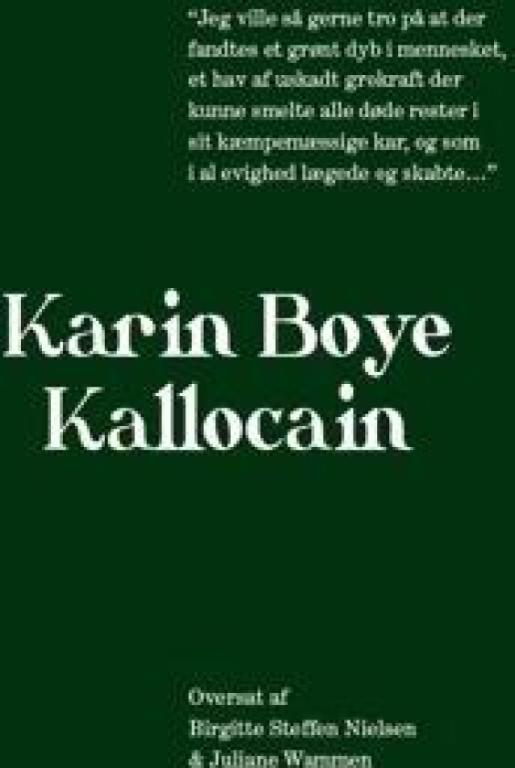 Kallocain - Boye, Karin