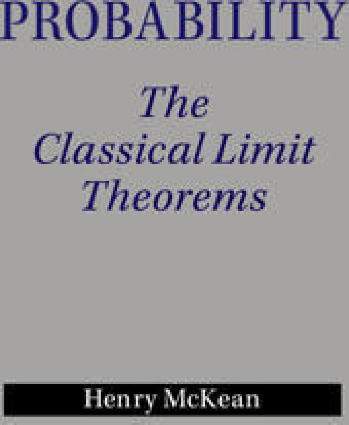 Probability - McKean, Henry