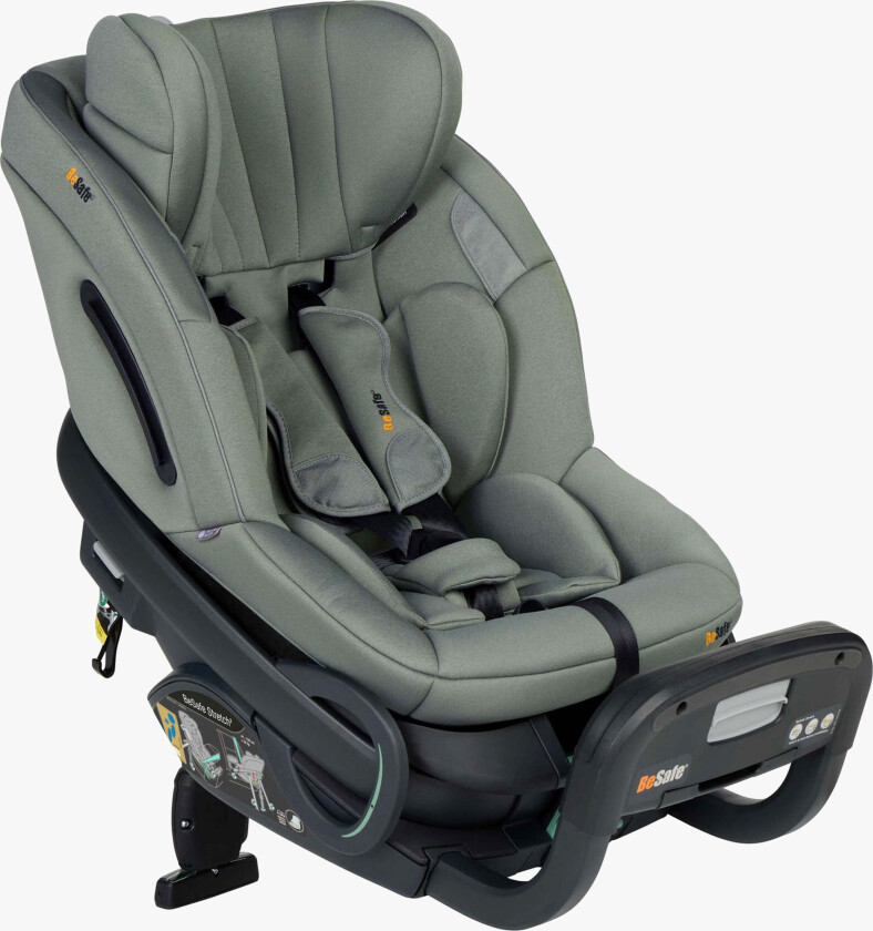 Stretch² Bilstol, Meadow Green Soft Breeze - Bakovervendte