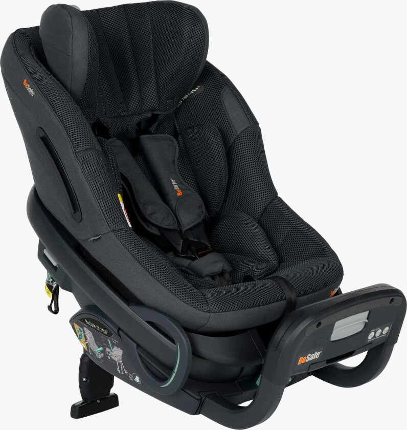 Stretch² Bilstol, Anthracite Mesh - Bakovervendte