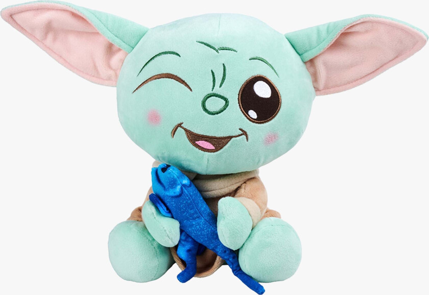 Kosedyr Grogu med Øgle 25 cm - Kosedyr