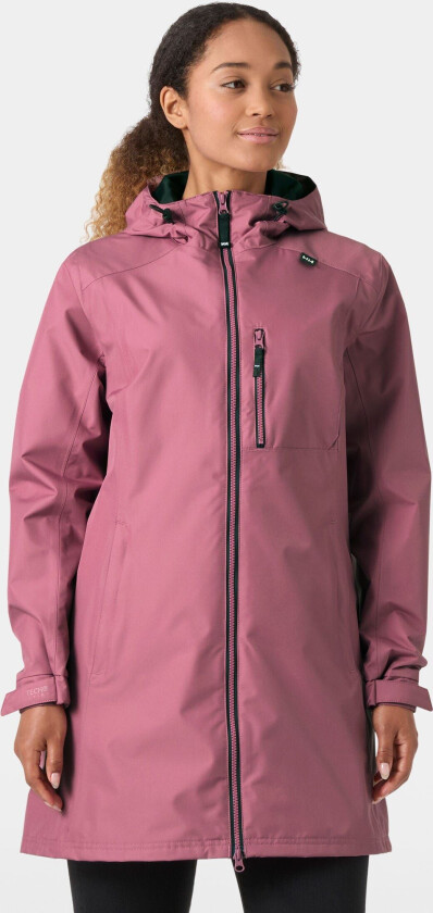 Dame Lang Belfast 3/4 Length Regnjakke Rosa L RosaL