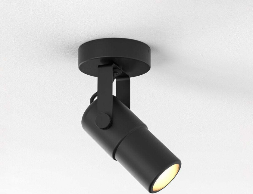 Stage utenpåliggende takspot - Svart