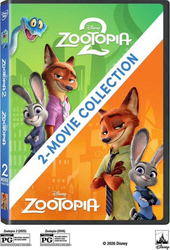Zootopia 2 / Zootopia MultiFeature DVD