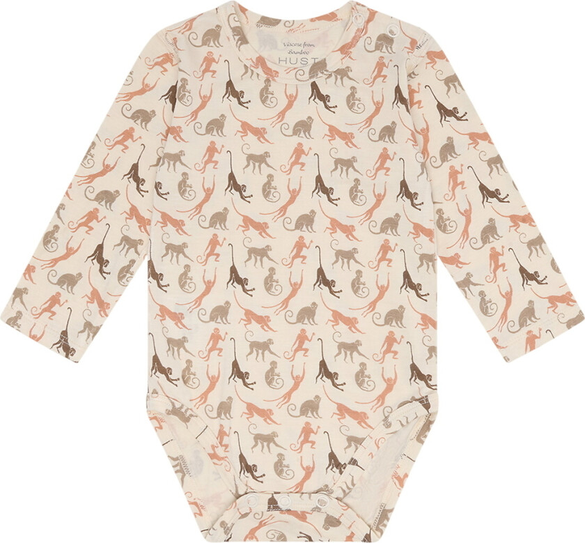 Body I/e - Bambus - HCBuller - Sandshell - - 1 år (80) - Langermet Body