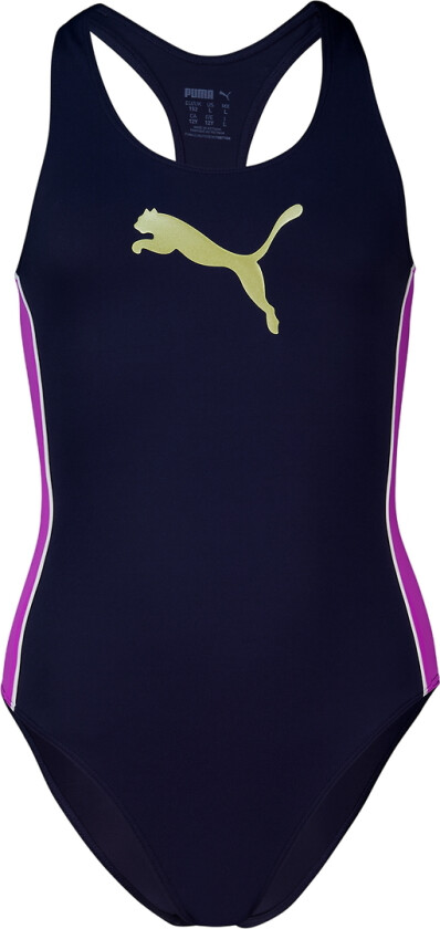 Badedrakt - Navy/Elektrisk Orchid - - 10 år (140) - Badetøy