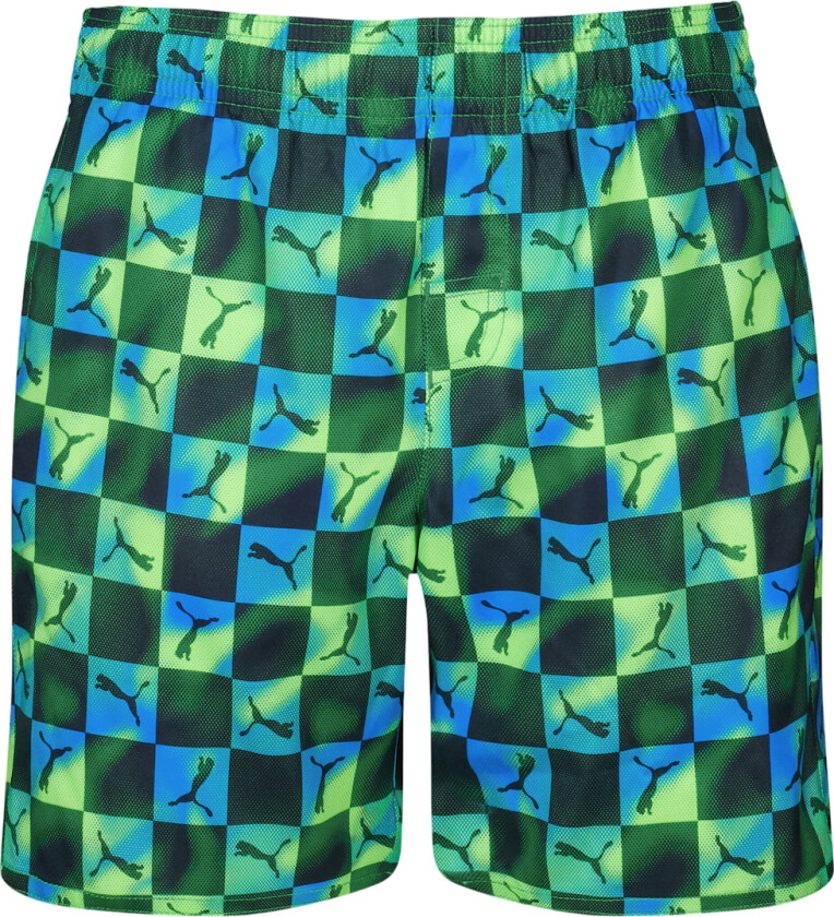 Badeshorts - Grønn/Blå/Lemon - - 8 år (128) - Badetøy