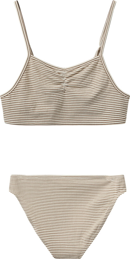 Bikini - BritaSY - UV50+ - Varm Stone Stripe - - 14 år (164) - Bikini