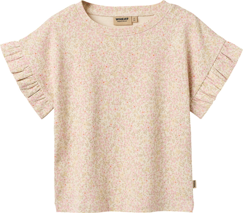 Bilde av T-skjorte - Ally - Coral Blomster - - 5 år (110) - T-skjorte