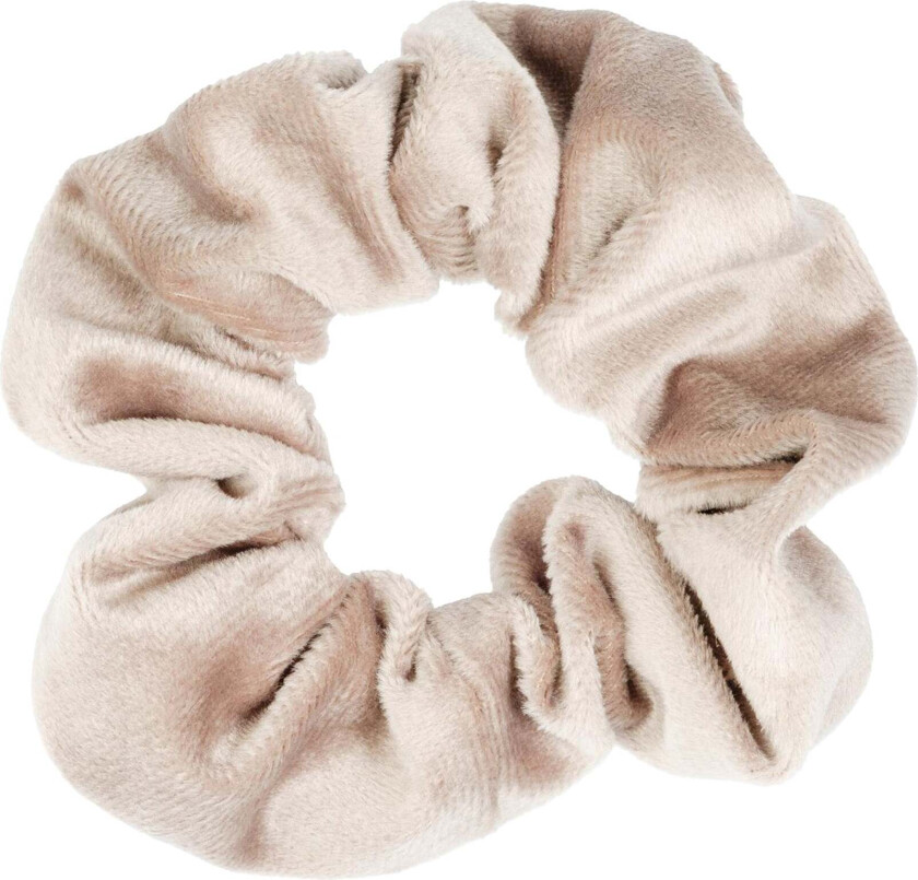 Velvet Scrunchie Dark Sand