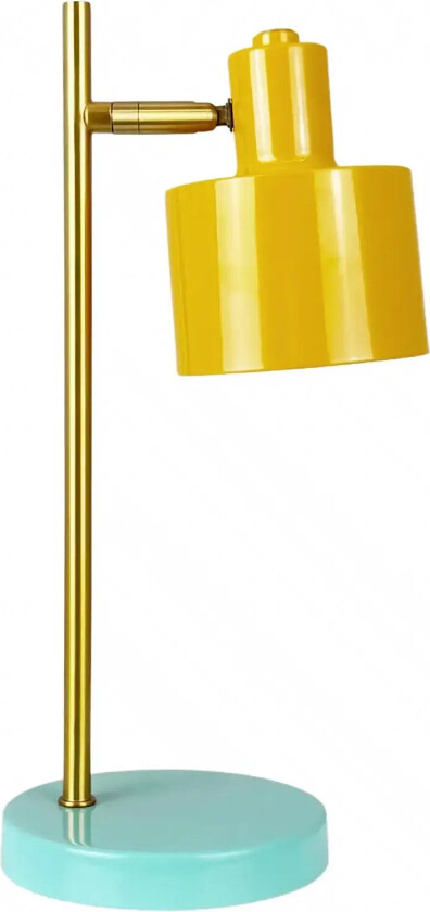 Ocean Mini Led Portable Karry/ Messing/ Turkis Bordlampe - Yellow - ONE SIZE