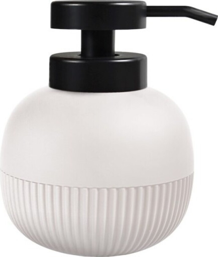 Gino såpedispenser, matt hvit