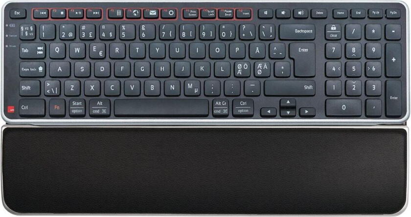 Balance Keyboard With Wrist Rest Kablet Og Trådløst Nordisk