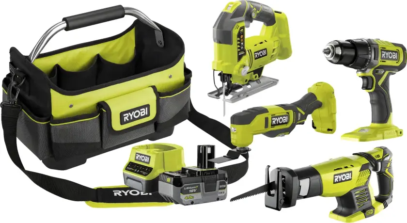 Verktøysett RCK184H-140T 7 deler 18 V 4,0 Ah