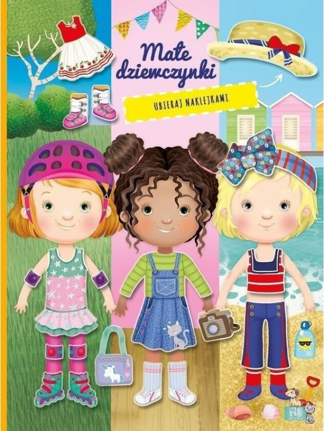 Klistremerkebok. Små jenter