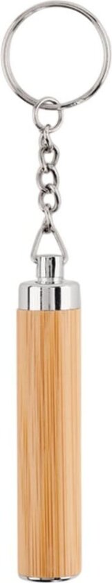 MidOcean Pianti Mini Bamboo Keyring Torch (Batteries Included)