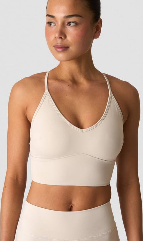 Nimble Adjustable Strappy Sports Bra - Grå - Dame - Sports-BH - Lav støtte