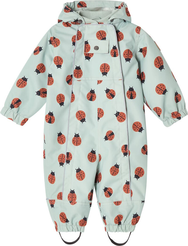 Milano Kjeledress Med Skall Pale Green Ladybug Pale Green Ladybug 80 cm Shell Grønn 80 cm unisex