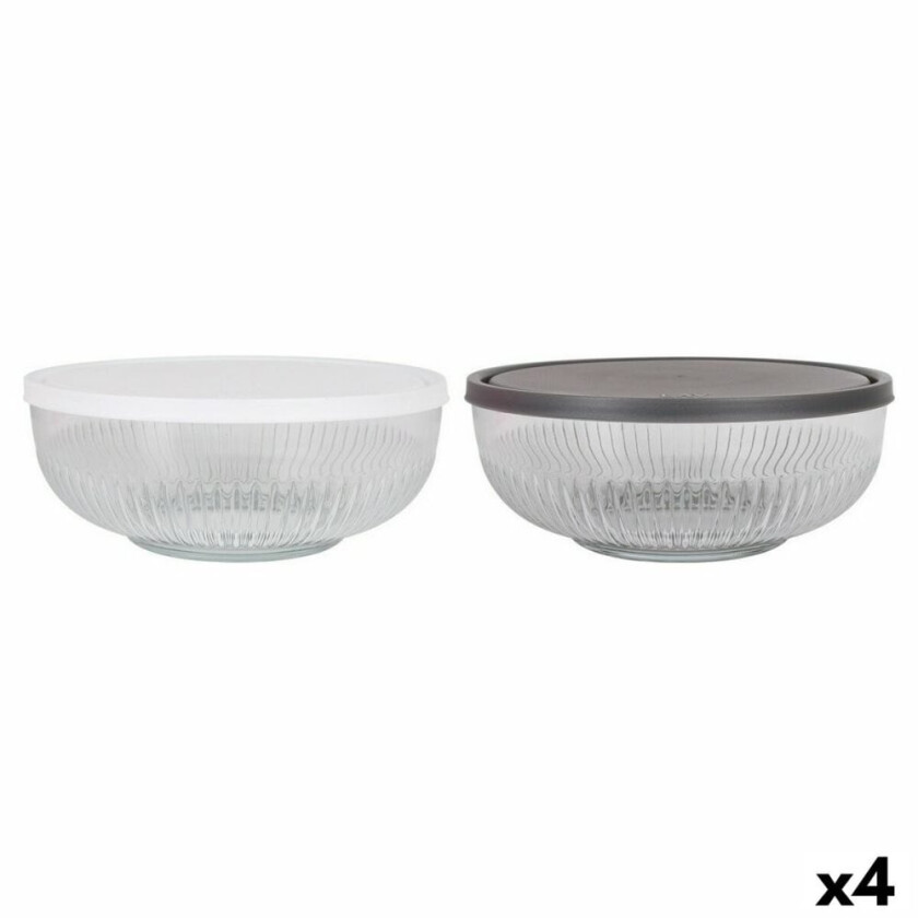 Salatbolle LAV Tokyo Krystall 2,6 L (4 enheter)