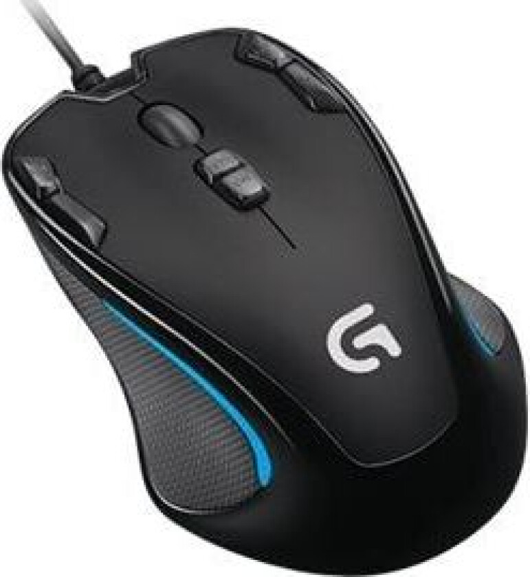 Gaming G300s Kablet 2,500dpi Mus Blå, Svart