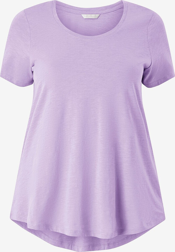 Topp med rund hals - Lilla