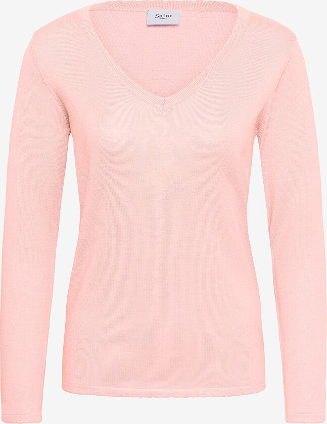 Pullover MilaSZ LS V-neck - Rosa