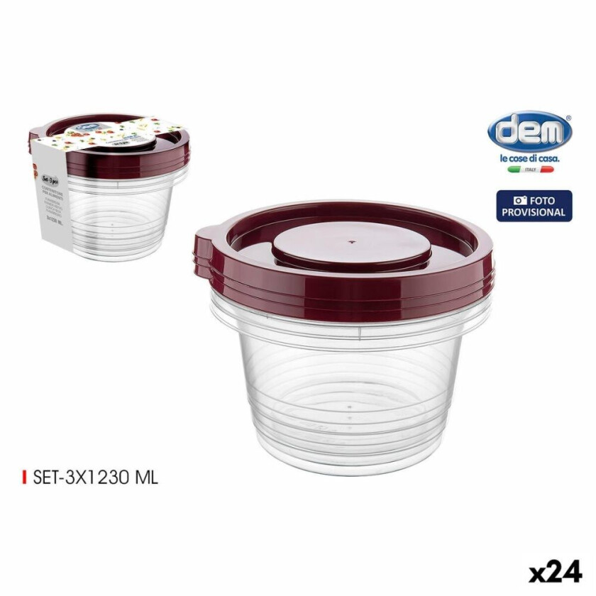 Matboks Dem 17 x 16 x 13 cm (24 enheter)