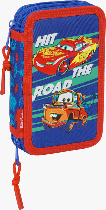 Fylt Dobbeltpennal 29 Deler, Blå - Pennal - Polyester