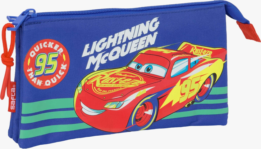 Trippelpennal, Blå - Pennal - Polyester