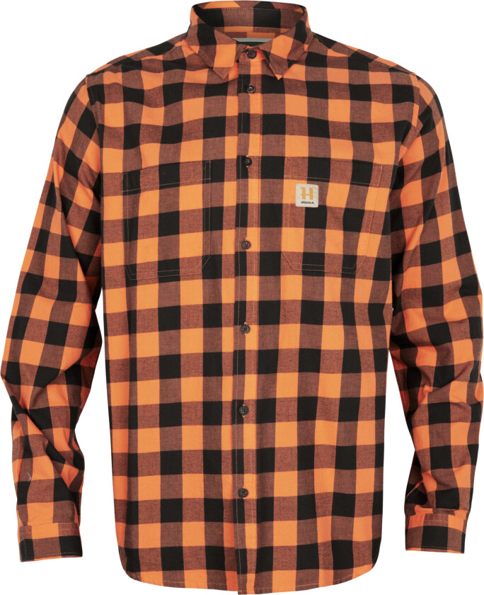 Men's Scandinavian Longsleeve Shirt Mandarin Check