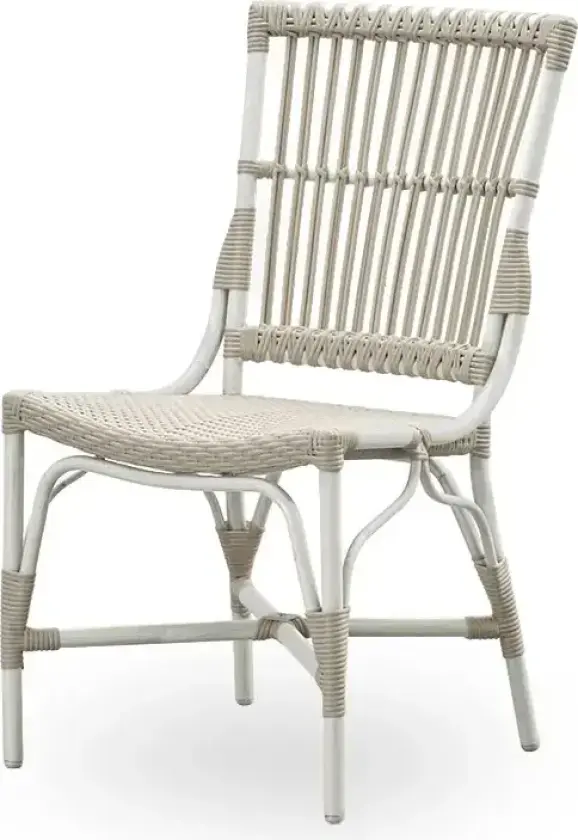 Pianostol, syntetisk rotting, hvit/beige