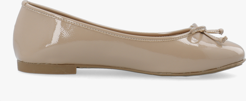 Celine Ballerina Faux Leather - Beige - Dame - Sko - Ballerinasko