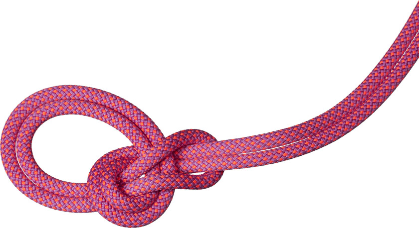 Mammut 9.5 Crag Dry Rope Duodess 60m Lavandin-vibrant Orange