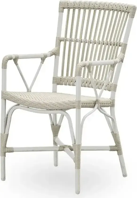 Pianostol i syntetisk rotting Hvit/Beige