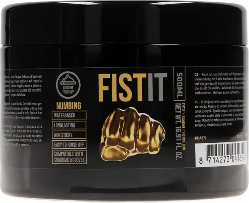 Fist It Numbing Water-based Lubricant 500 ml