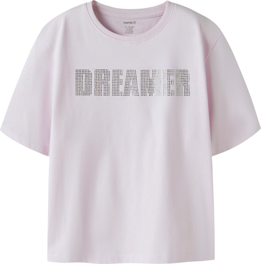 T-skjorte - NkfDittelia - Lavender Tåke - - 11-12 år (146-152) - T-skjorte