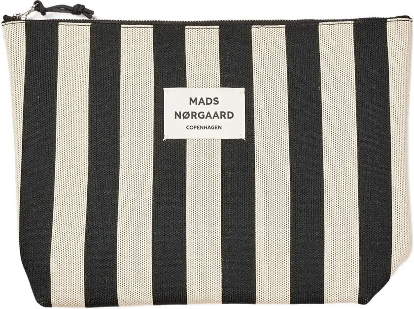 Knit Stripe Hilden Toiletry Bag - Black - ONE SIZE
