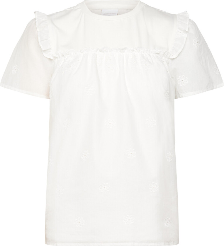 Mldora S/S Wo Top - White - XS