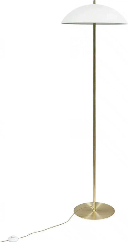 Globus Gulvlampe Beige/ Messing - Beige - ONE SIZE