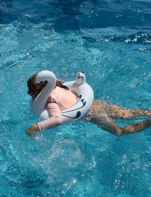 Badering - Swan - White - Ø55CM/INFLATED