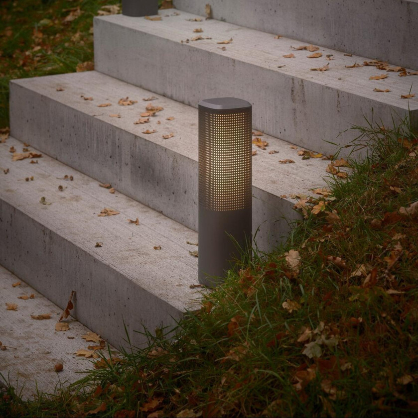 Sidara 45 cm pullert seaside IP44 - Antrasitt