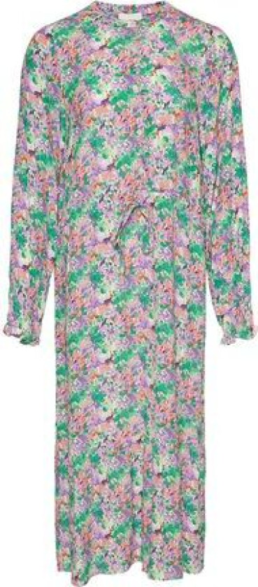 Miu Dress - Lilac/Green Blurry Flower M