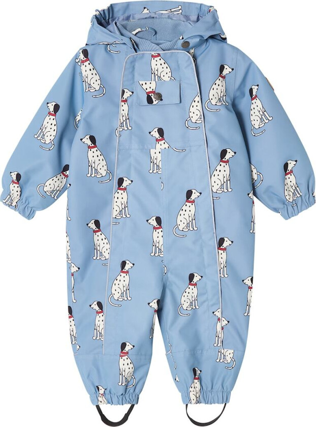 Milano Kjeledress Med Skall Dove Blue Dalmatian Dove Blue Dalmatian 80 cm Shell Blå 80 cm unisex