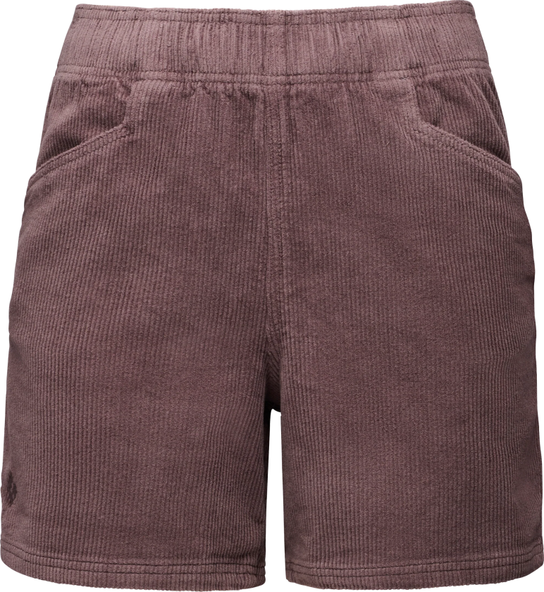 Black Diamond W Dirtbag Corduroy Shorts Dark Mauve XS