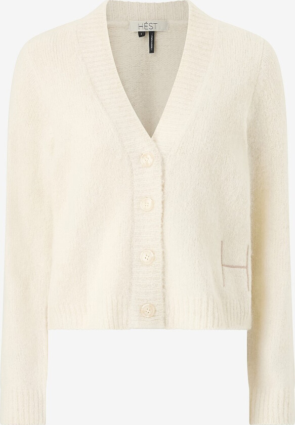 Kardigan Pernille Short Cardigan - Hvit