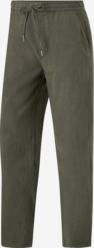 Linbukser Linen Wide Fit Pants - Grønn