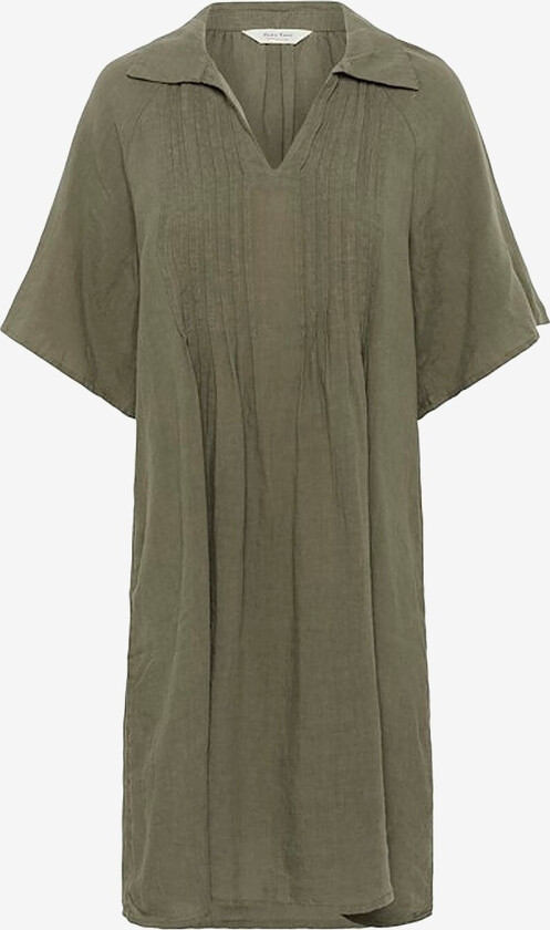 Kjole i lin Aylapw Dr - Grønn