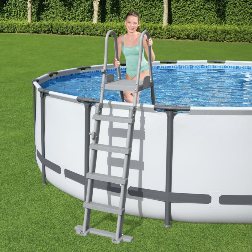 Bassengstige Flowclear 4-trinns 132 cm