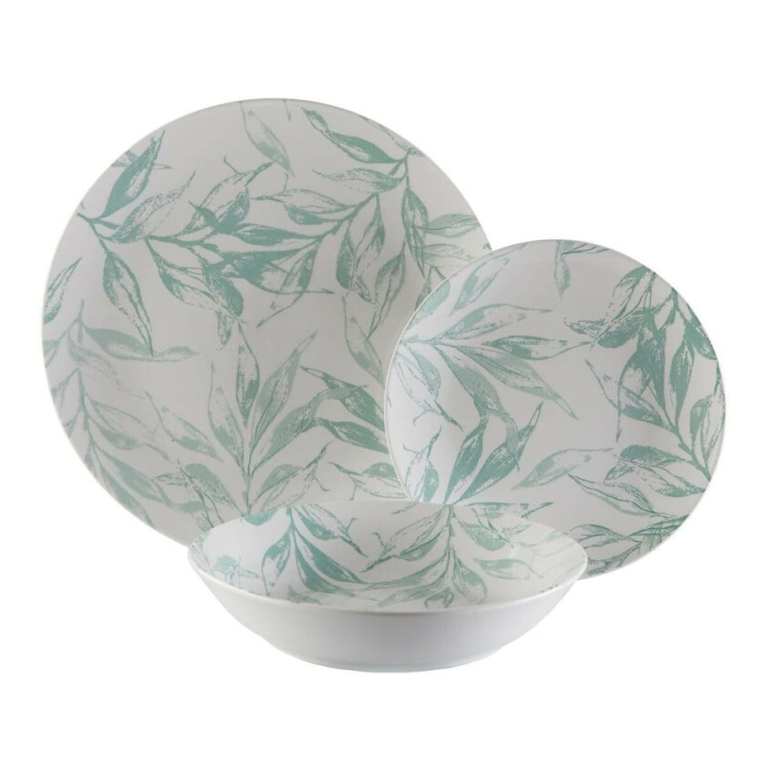 Servisesett Versa Floriane Porselen 18 Deler